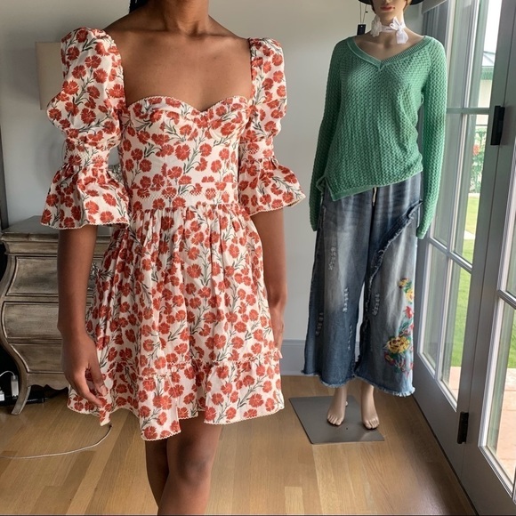 Agua by Agua Bendita Dresses & Skirts - Agua by Agua Bendita Cedro Floral Bustier Dress